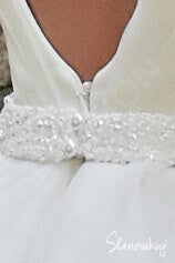 Asta Princess/Ball Gown V-neck Ivory Wedding dress