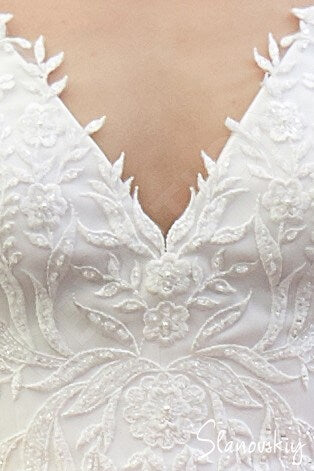 Payson Open back A-line Sleeveless Wedding Dress 6