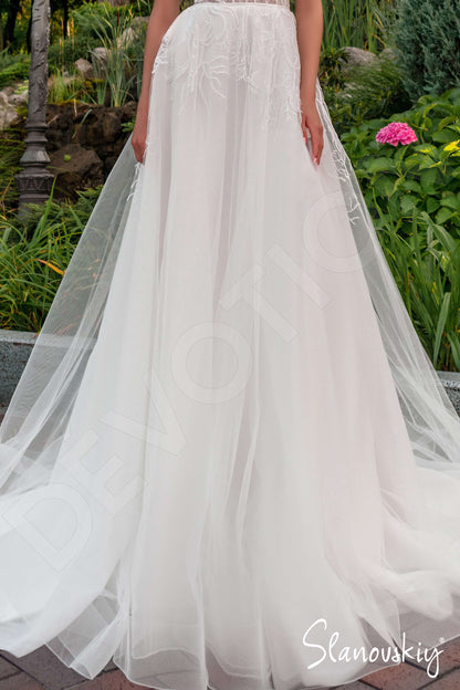 Adalee Open back A-line Sleeveless Wedding Dress 4