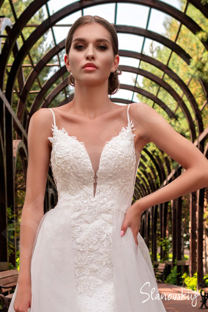 Aerolyn Open back A-line Sleeveless Wedding Dress 2