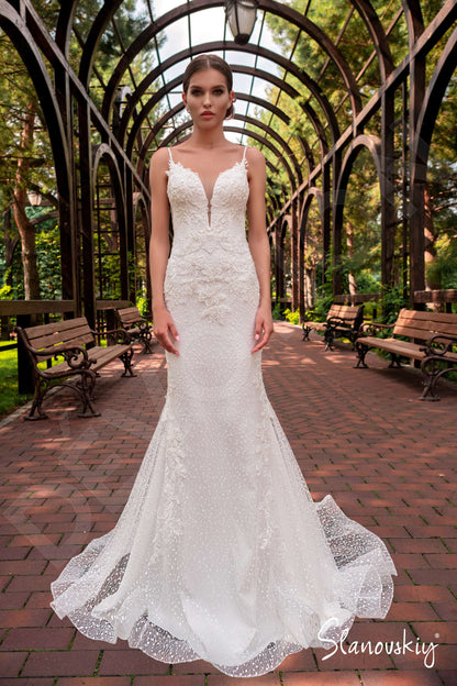 Aerolyn Open back A-line Sleeveless Wedding Dress 5