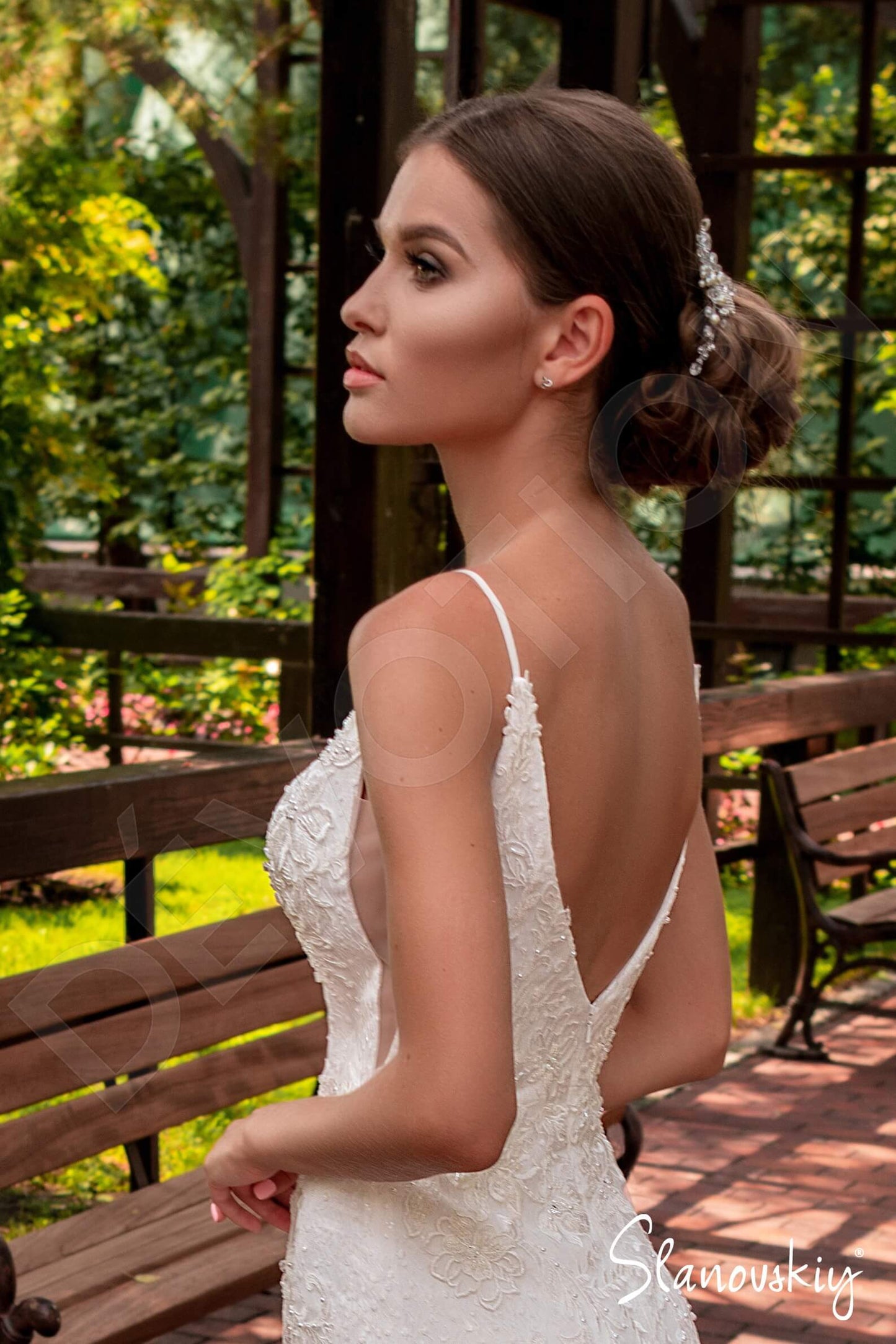 Aerolyn Open back A-line Sleeveless Wedding Dress 6