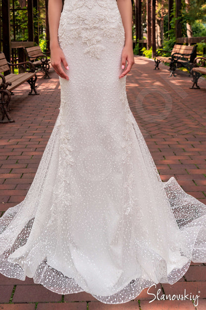 Aerolyn Open back A-line Sleeveless Wedding Dress 4