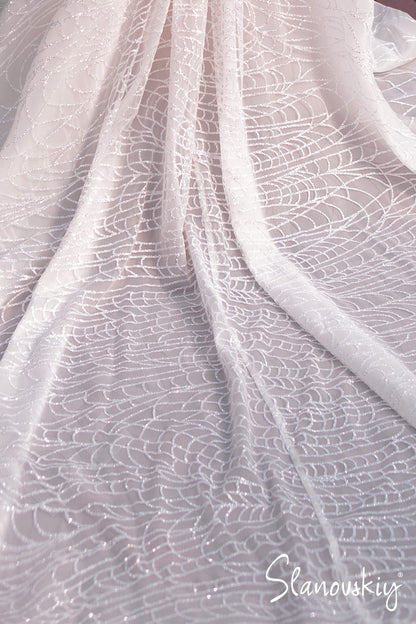 Afsaneh Open back A-line Sleeveless Wedding Dress 6