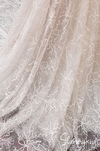 Aiyanna Open back A-line Sleeveless Wedding Dress 6