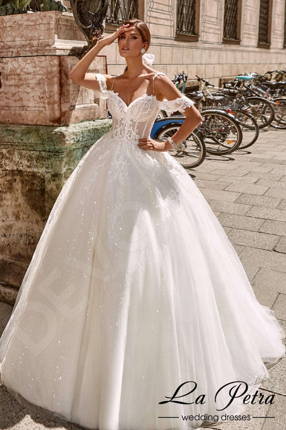 Juliette Open back Princess/Ball Gown Straps Wedding Dress Front