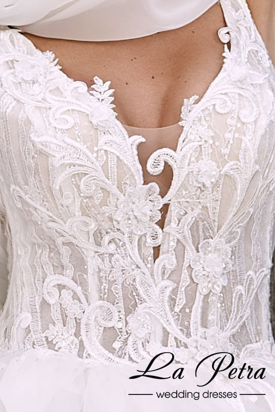 Myrtani Open back Princess/Ball Gown Sleeveless Wedding Dress 4