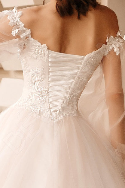 Camilla Full back Princess/Ball Gown Long sleeve Wedding Dress 3