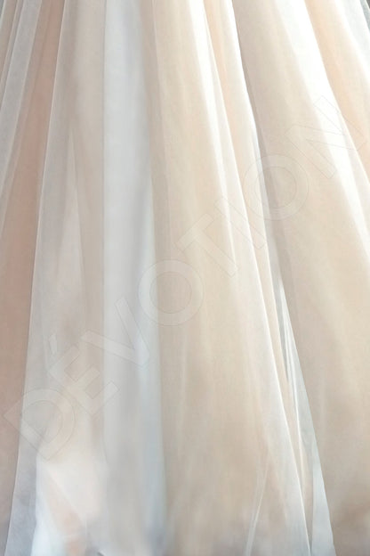 Daisis Full back A-line Long sleeve Wedding Dress 7