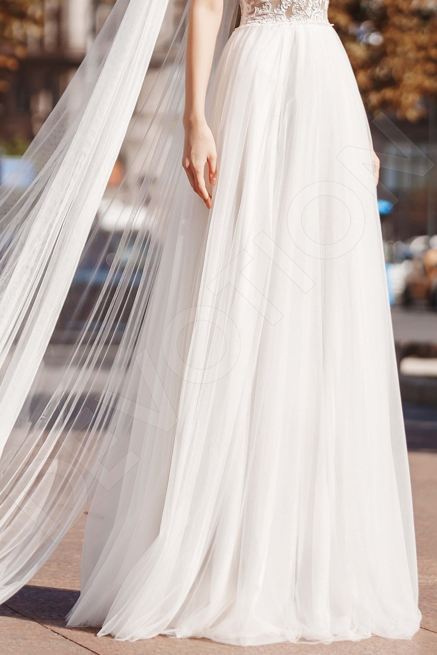 Klarisia Full back A-line Straps Wedding Dress 5