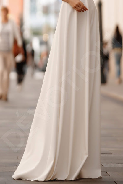 Pumila Open back A-line Sleeveless Wedding Dress 4