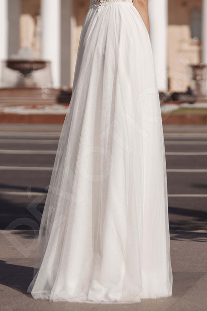 Freseri Full back A-line Sleeveless Wedding Dress 7
