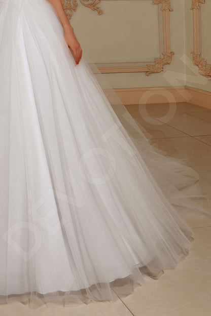 Nitana Open back Princess/Ball Gown Sleeveless Wedding Dress 4
