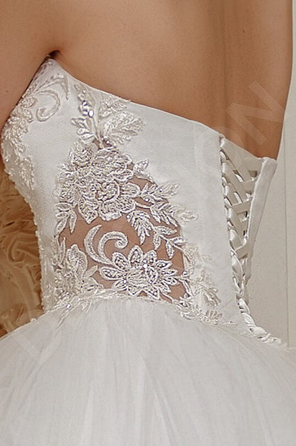 Nitana Open back Princess/Ball Gown Sleeveless Wedding Dress 6
