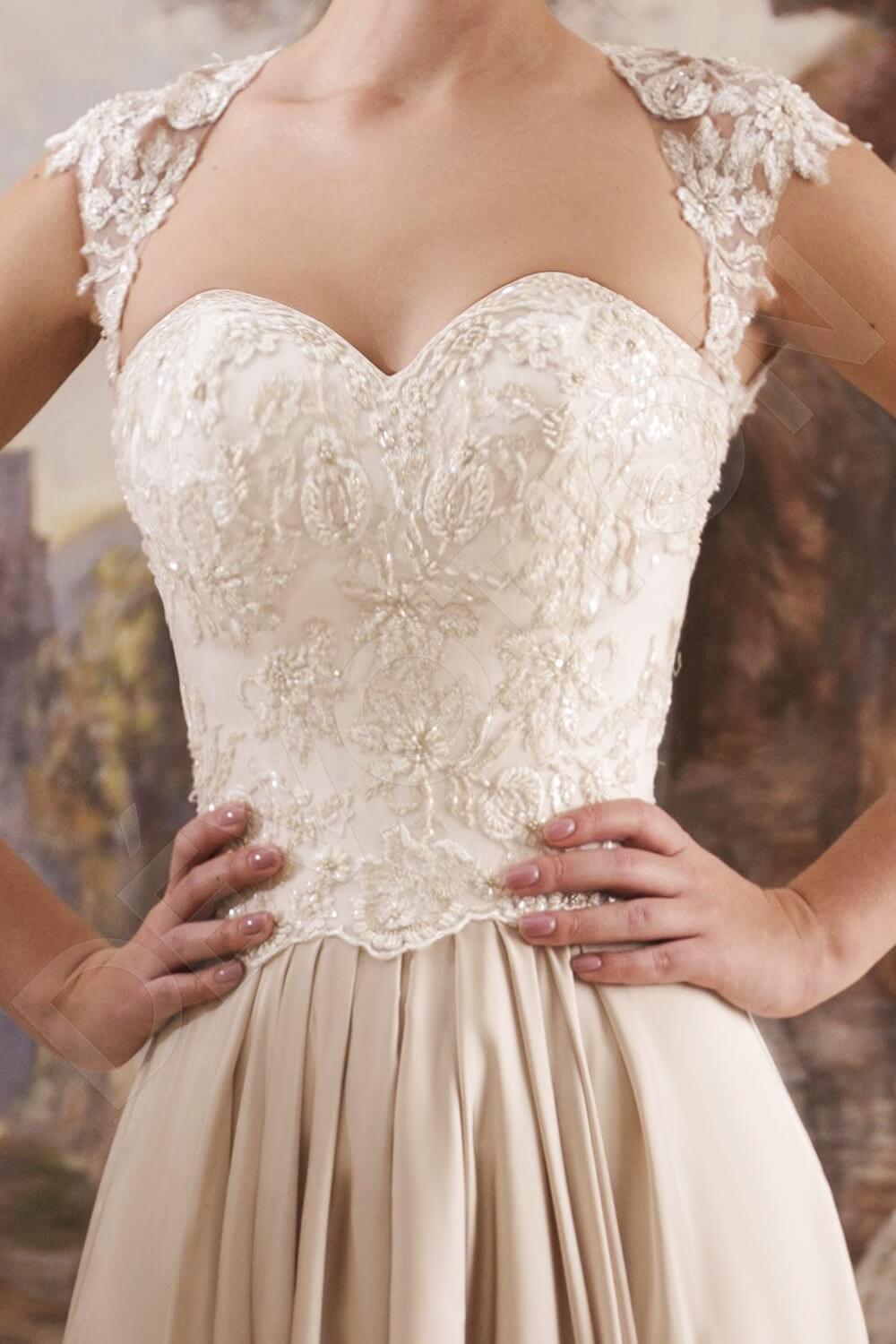 Nanette Open back A-line Sleeveless Wedding Dress 2