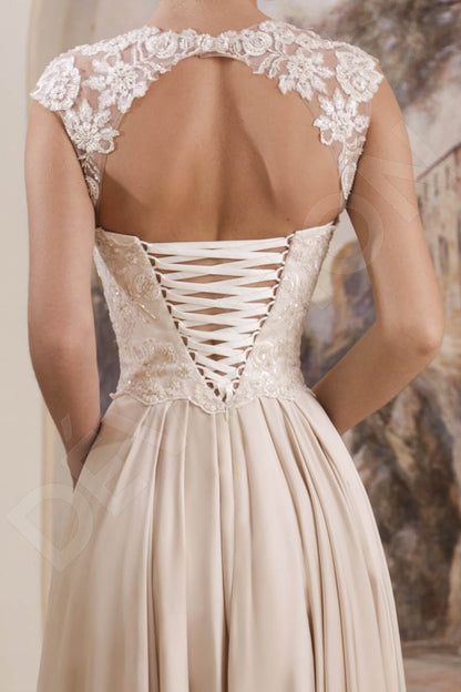 Nanette Open back A-line Sleeveless Wedding Dress 3