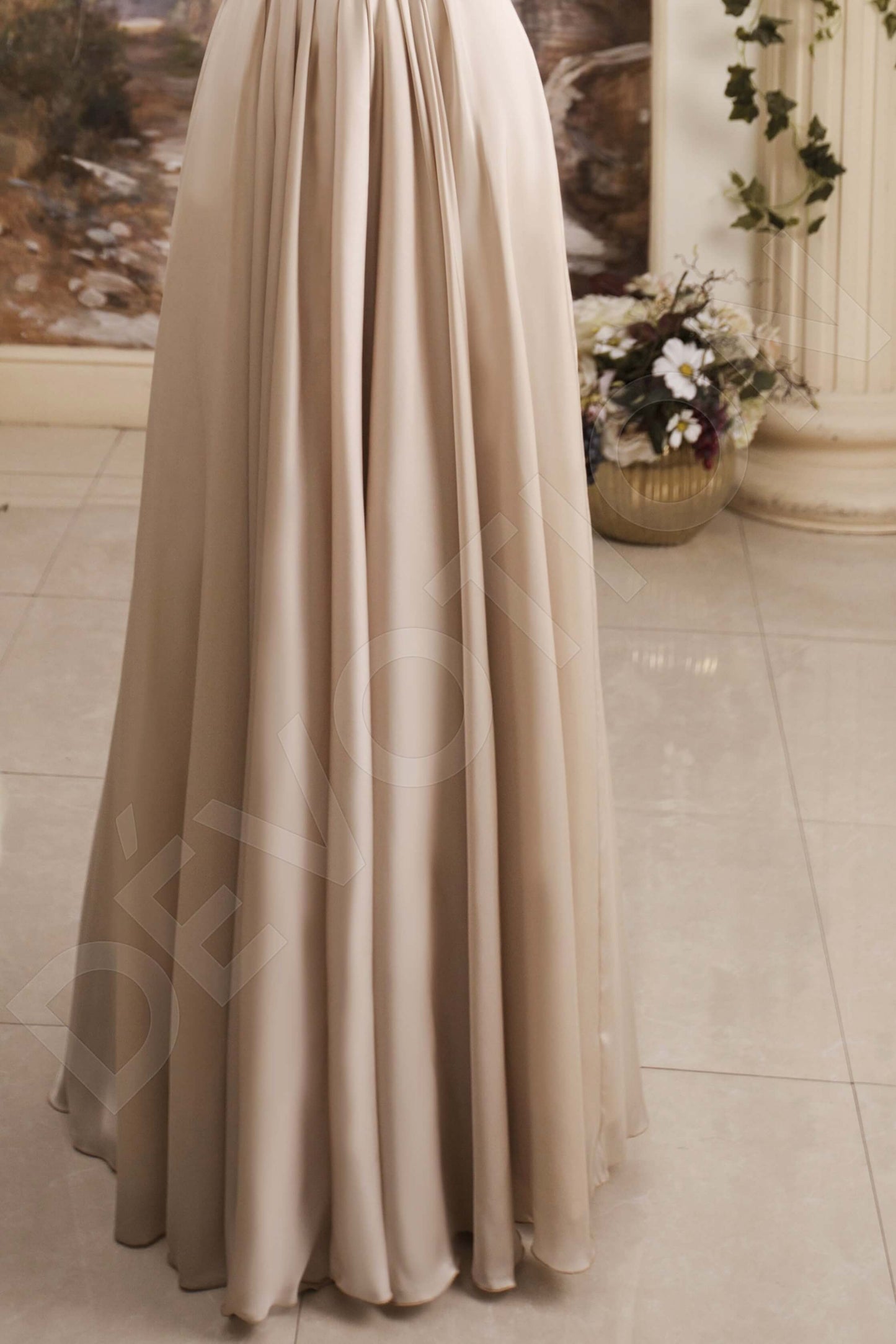 Nanette Open back A-line Sleeveless Wedding Dress 4