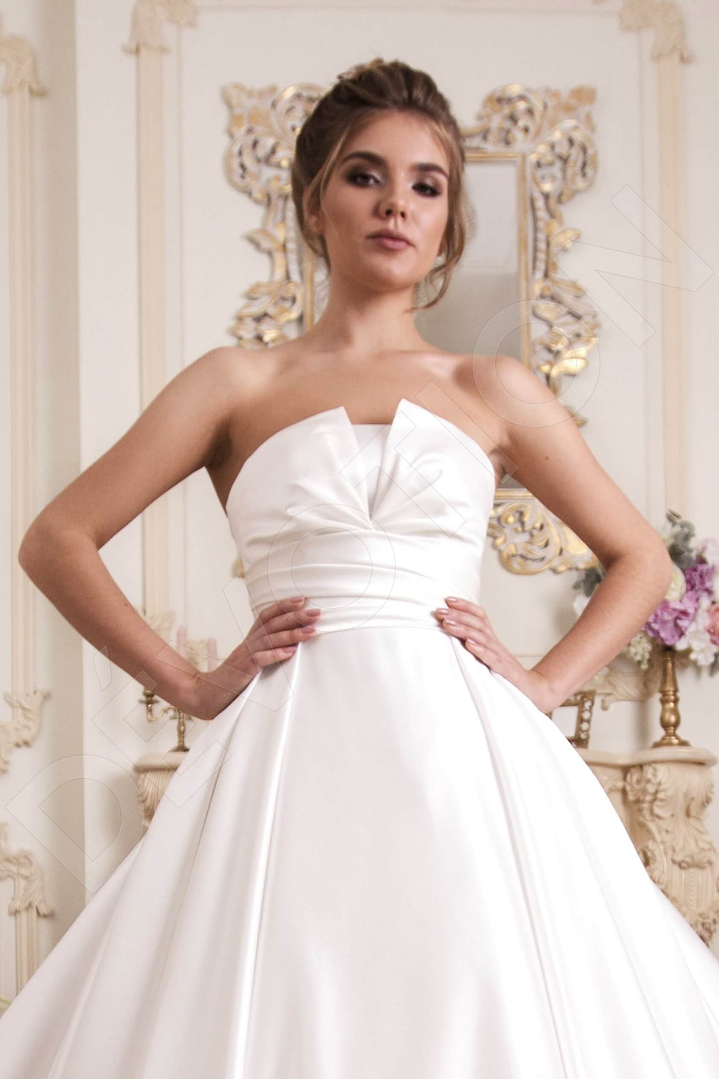Mona Open back Princess/Ball Gown Sleeveless Wedding Dress 2
