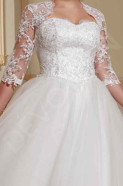 Orrie Full back Princess/Ball Gown 3/4 sleeve Wedding Dress 2