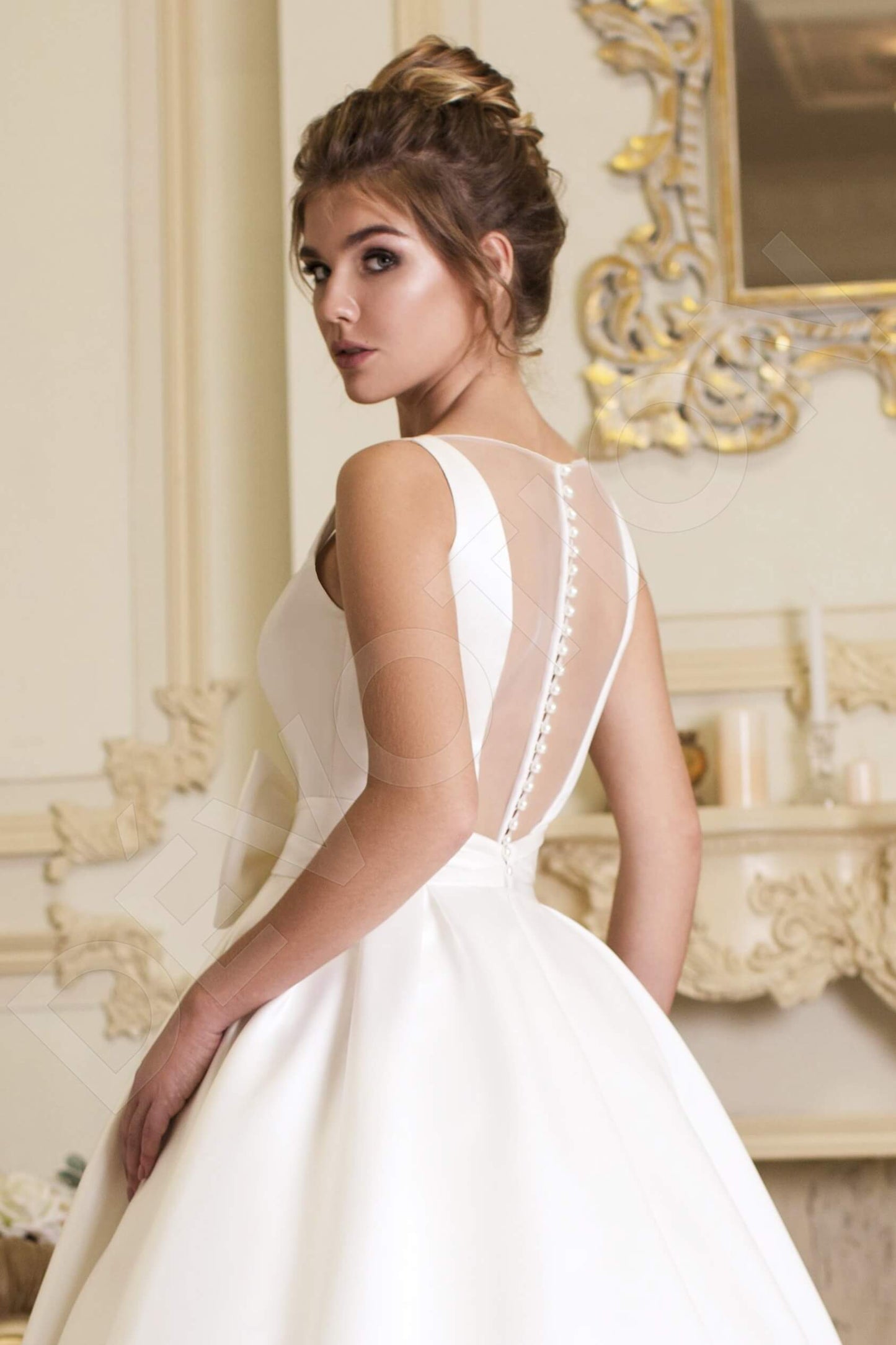 Trixie Full back Princess/Ball Gown Sleeveless Wedding Dress 7