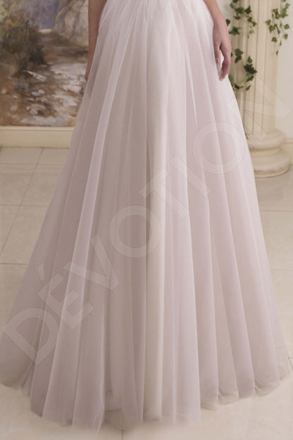 Celestina Open back A-line Sleeveless Wedding Dress 4