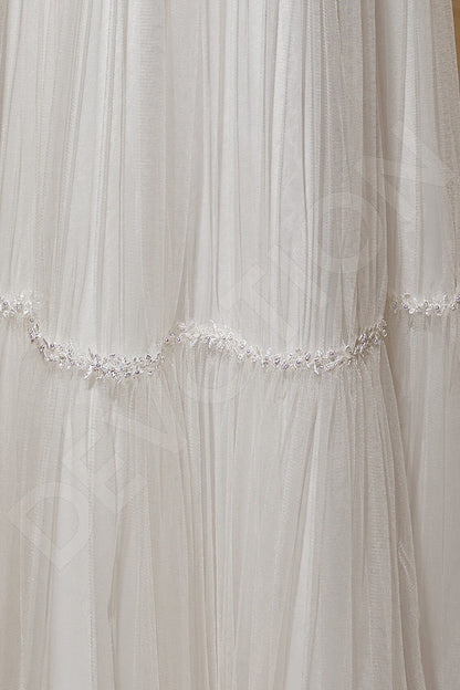 Inadella Open back A-line Straps Wedding Dress 7