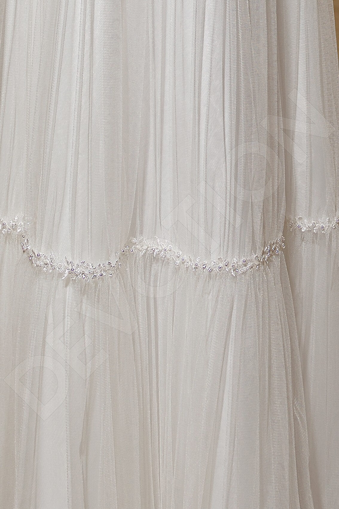 Inadella A-line V-neck Ivory Wedding dress