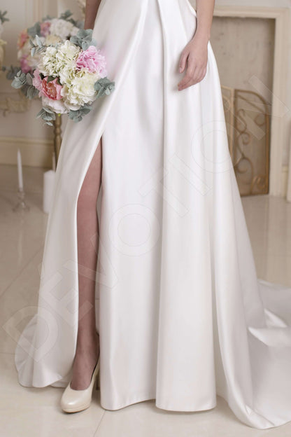 Dolores Full back A-line Sleeveless Wedding Dress 5