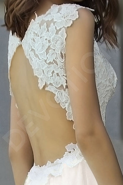 Avellana Open back A-line Sleeveless Wedding Dress 7