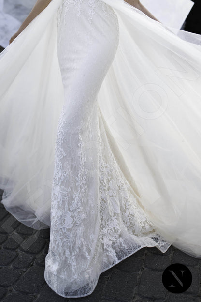 Denise Full back Trumpet/Mermaid Sleeveless Wedding Dress 6