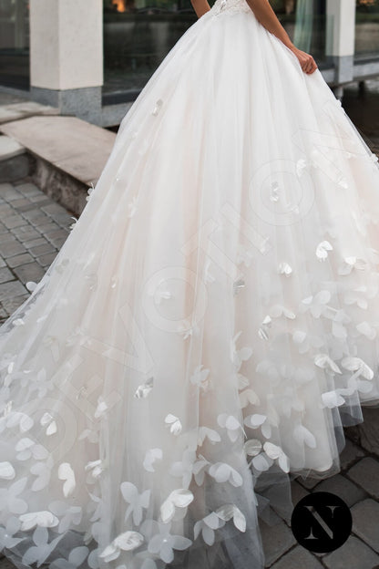 Esperanza Open back Princess/Ball Gown Strapless Wedding Dress 7