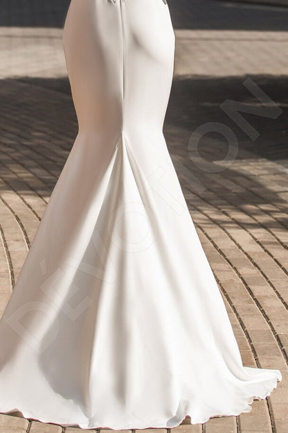 Wenona Full back Trumpet/Mermaid Long sleeve Wedding Dress 5