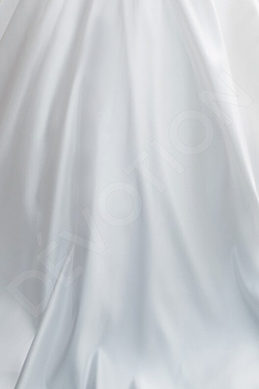 Misae Princess/Ball Gown Boat/Bateau Milk Wedding dress