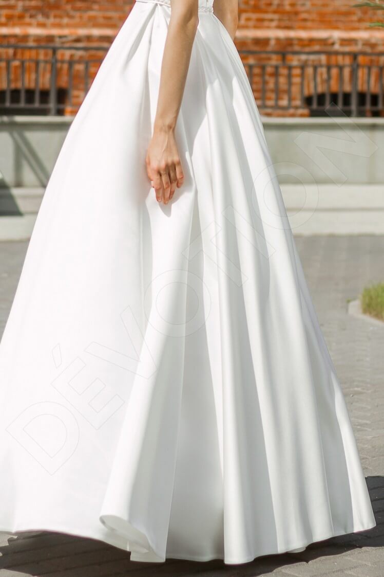 Macawi A-line Illusion Ivory Wedding dress