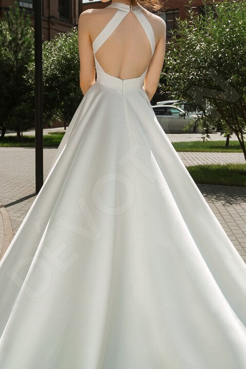Alyndra Open back A-line Straps Wedding Dress 3