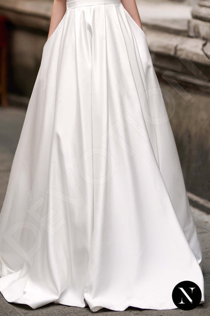 Mareta Open back A-line Sleeveless Wedding Dress 5