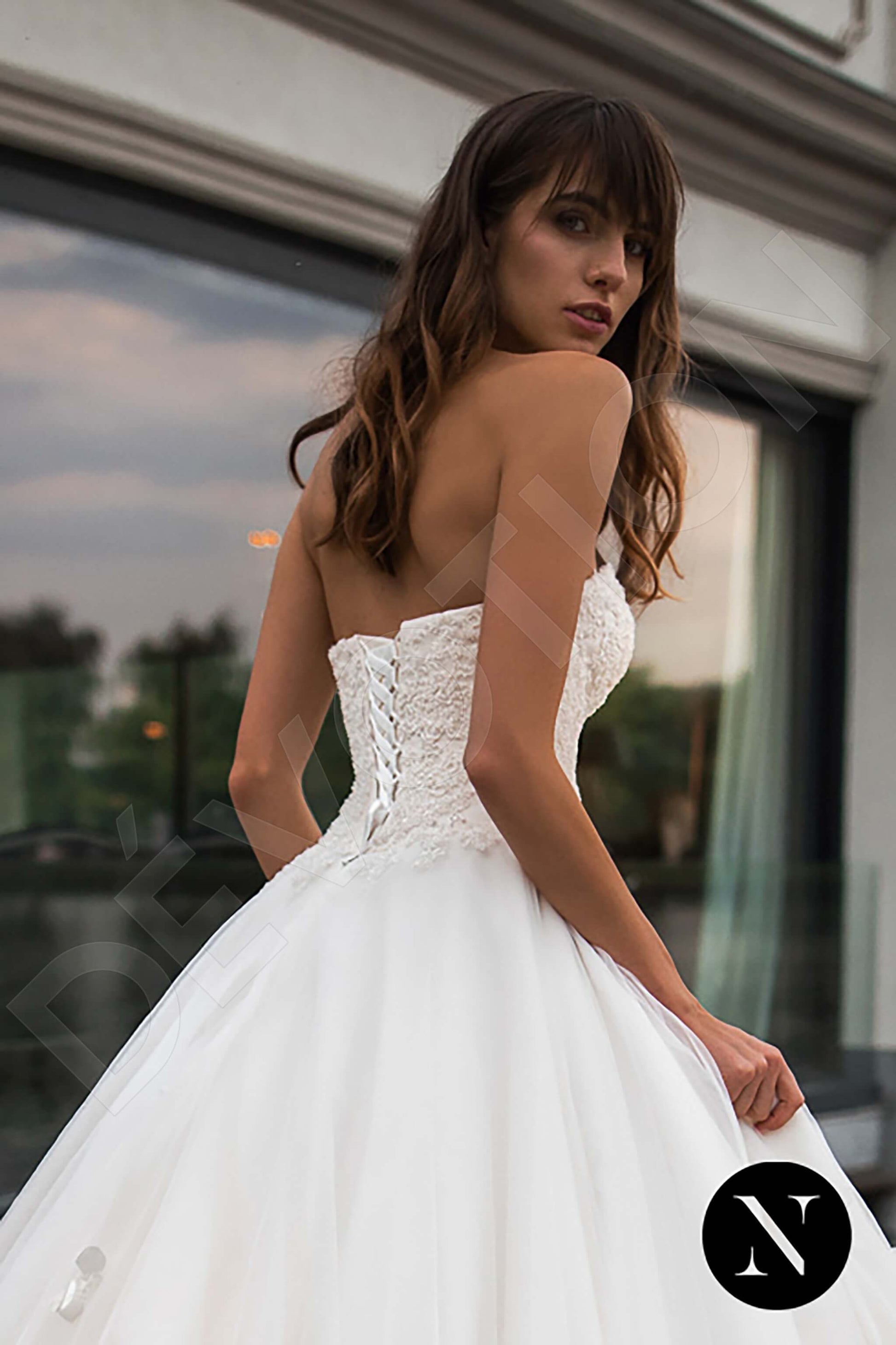 Esperanza Princess/Ball Gown Sweetheart Milk Nude Wedding dress