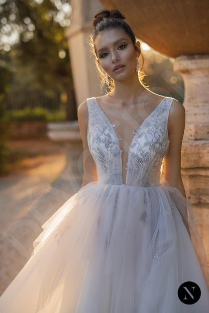 Bluebell Open back A-line Sleeveless Wedding Dress 2
