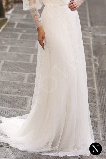 Briar Full back A-line Long sleeve Wedding Dress 7