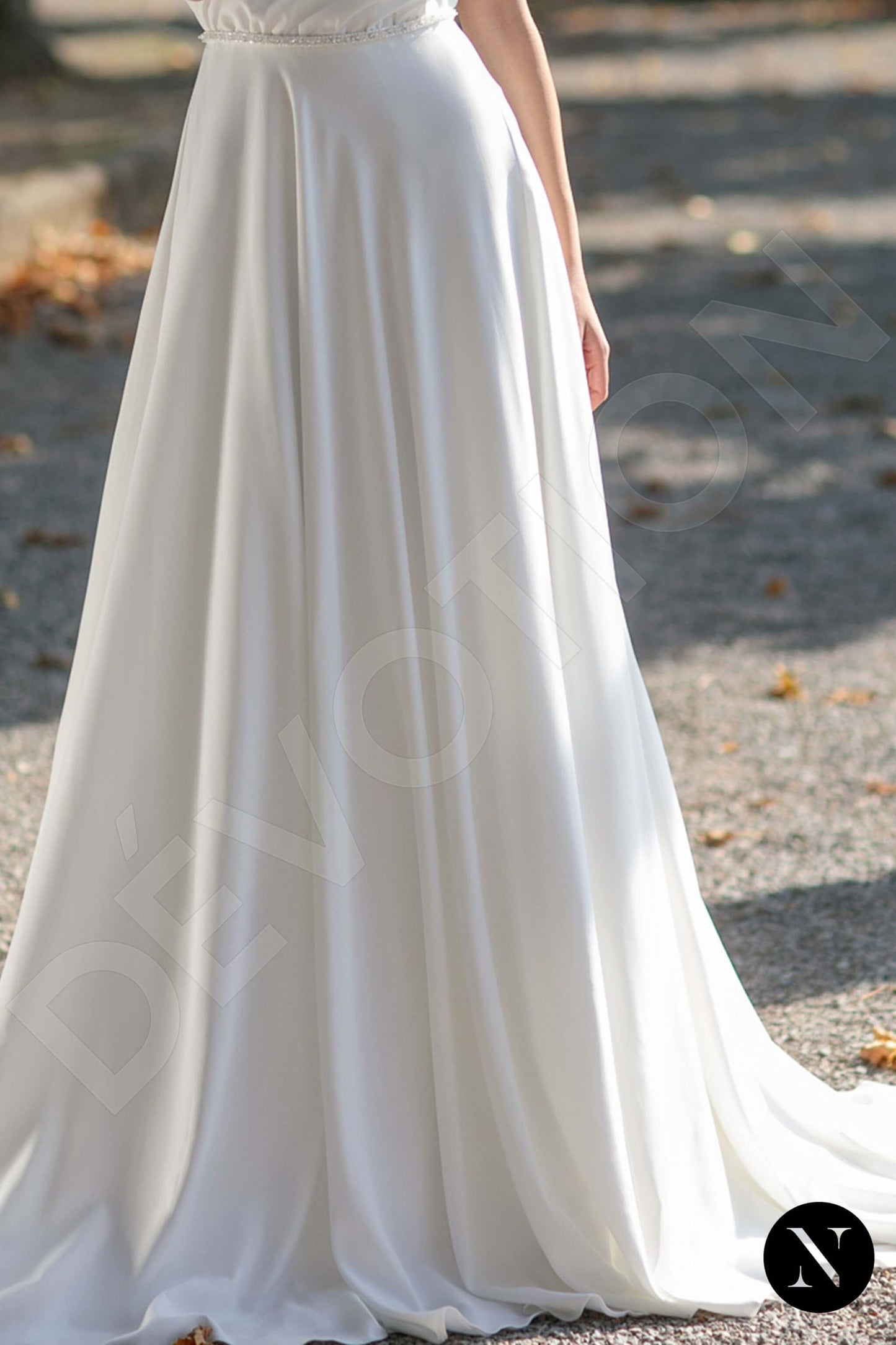 Cordelia Open back A-line Sleeveless Wedding Dress 7