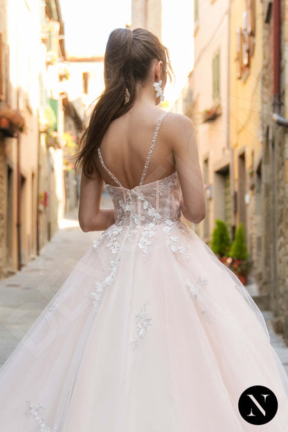 Elora Open back A-line Straps Wedding Dress 6