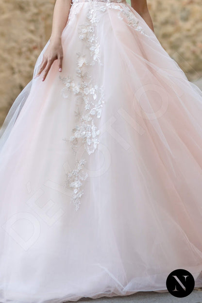 Elora Open back A-line Straps Wedding Dress 5