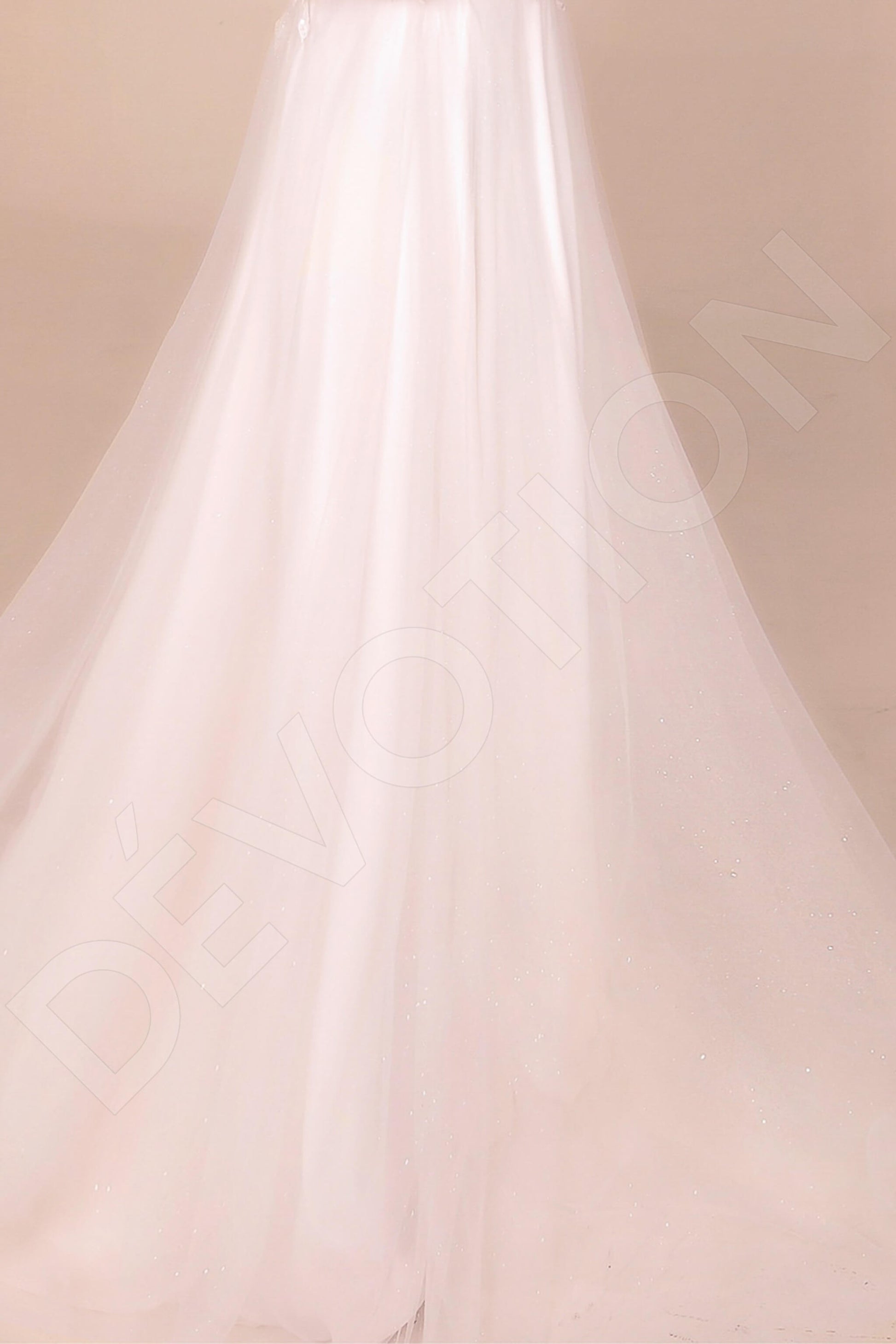 Bearise A-line V-neck White Wedding dress