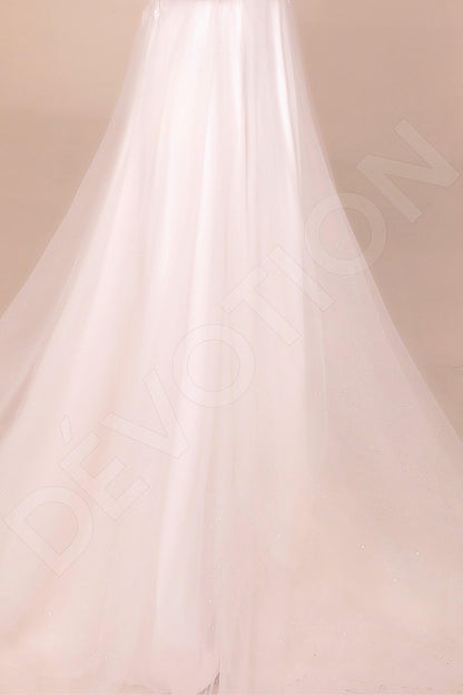 Bearise Full back A-line Short/ Cap sleeve Wedding Dress 7
