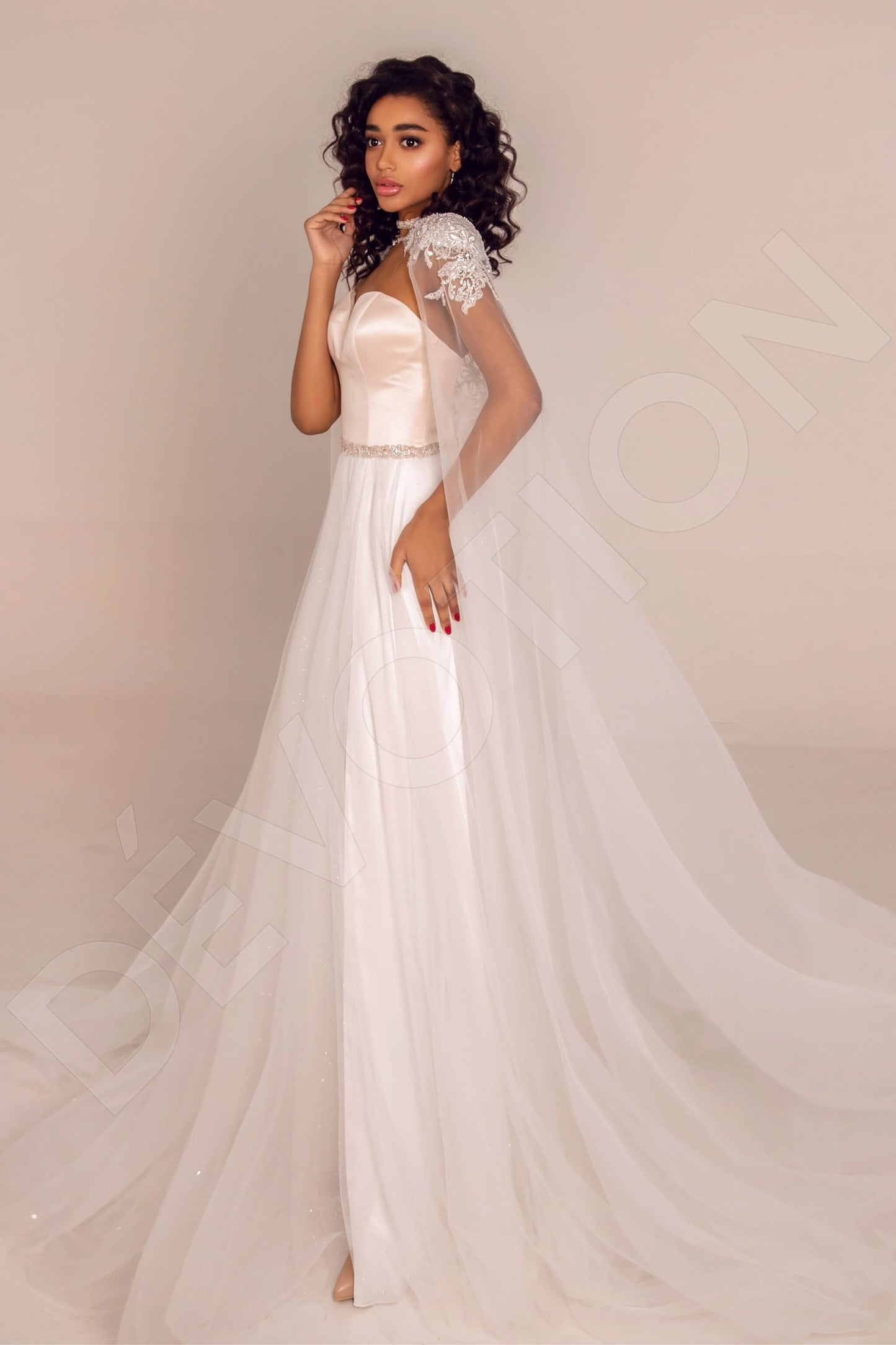 Ciarina Open back A-line Sleeveless Wedding Dress 4