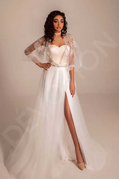 Ciarina Open back A-line Sleeveless Wedding Dress 6