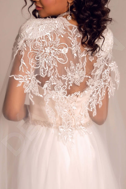 Ciarina Open back A-line Sleeveless Wedding Dress 5