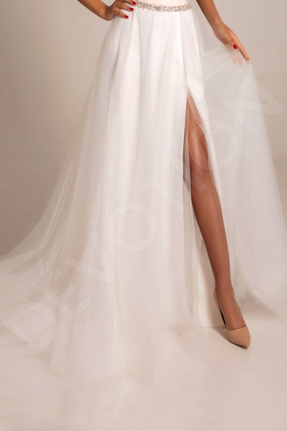 Ciarina Open back A-line Sleeveless Wedding Dress 7