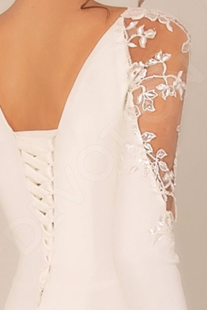 Theresa Open back A-line Long sleeve Wedding Dress 6