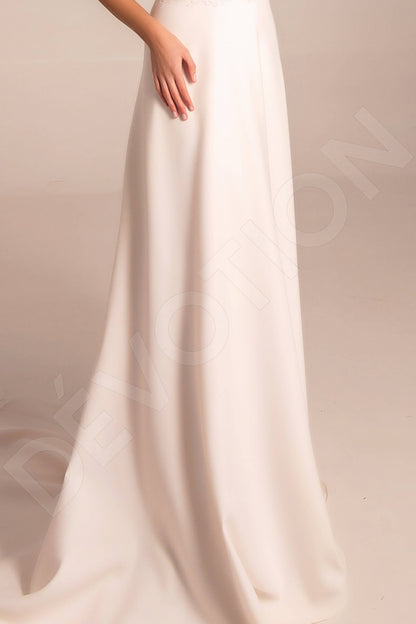 Zayla A-line Sleeveless Wedding Dress 4